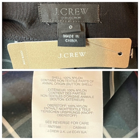 J.Crew Collection NWT tartan plaid taffeta ruffle wrap skirt *shop@iamwarrior - Picture 10 of 11